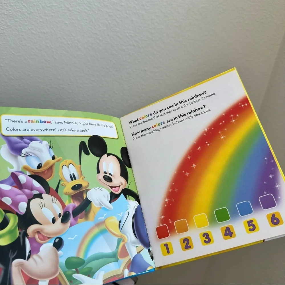 4/$20 Smart Pad Disney Mickey Mouse Clubhouse My First Colors Book